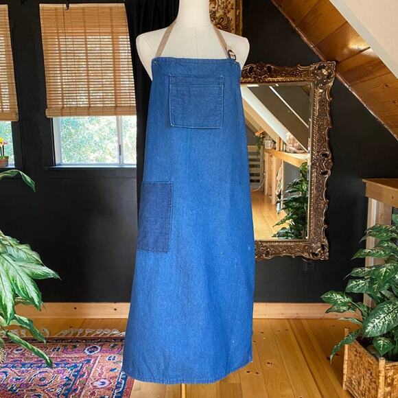 Denim Apron Handmade - Picture 1 of 8